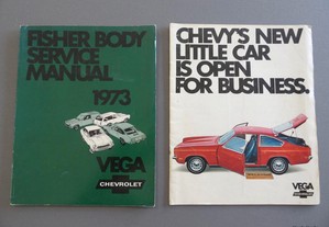 Chevrolet Vega 1973 Brochura e Manual de Serviço