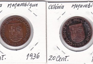 Moedas $20 de Moçambique