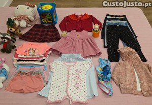 V�rias pe�as de roupa de crian�a da nossa Netinha