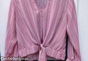 Camisa manga comprida de listras G