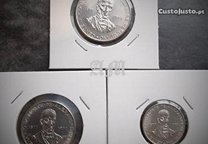 Portugal - Série 3 moedas Alexandre Herculano - AM