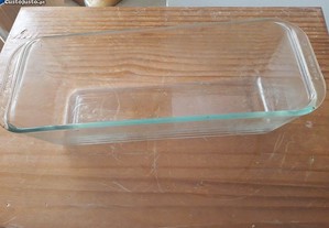 Recipiente de vidro para forno retangular 30cm