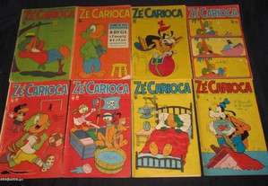 Livros BD Zé Carioca Disney Abril vintage anos 60