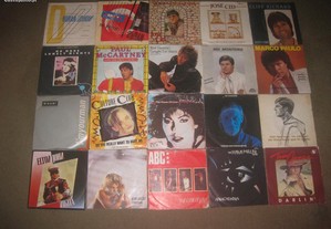 Lote de 57 Discos em Vinil Single 45 rpm/Vários Géneros!