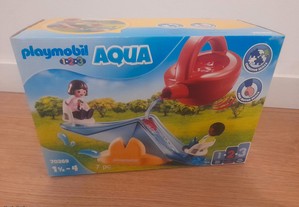 Playmobil 1.2.3 Baloiço de Água com Regador - 70269 - Novo selado