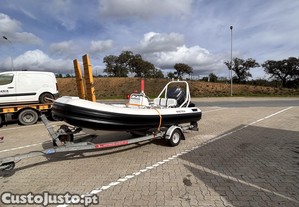 Semi rigido nautica 5 metros motor 50 cv