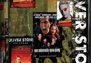 Caixa Colecção Oliver Stone com 3 Filmes em DVDs - NOVOS! SELADOS!