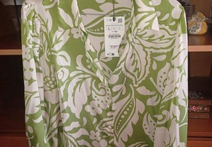 Blusa estampada nova com etiqueta da ZARA