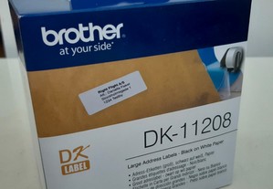 Caixa 400 Etiquetas 90x38mm Autocolantes Novas Brancas BROTHER DK-11208