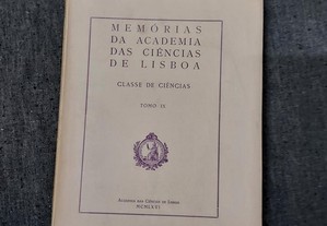 Memórias da Academia das Ciências de Lisboa-Tomo IX-1966