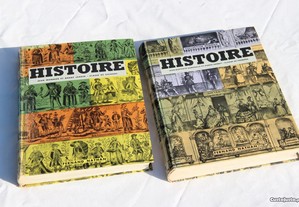 Livros de História em francês - 60's