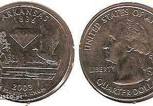 EUA - 1/4 Dollar 2003 "Arkansas" - soberba