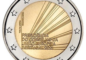 Presidência Portuguesa da União Europeia - 2,00 Euros - 2021 - Moeda
