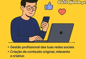 Gestão Profissional de Redes Sociais Impulsiona o Teu Negócio Online!