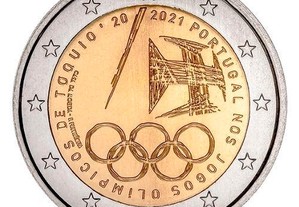 Participação Portuguesa nos Jogos Olímpicos de Tóquio - 2,00 Euros - 2021 - Moeda