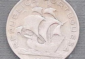 Moeda 5$00 Escudos 1933 Prata