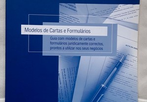 Livro: Modelos de Cartas e Formulários, novo!