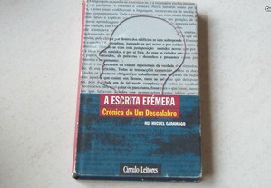 A escrita efémera .Crónica de Um Descalabro de Rui Miguel Saramago