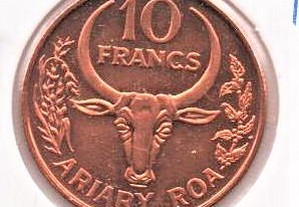 Madagáscar - 10 Francs 1996 - soberba
