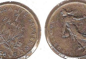 França - 1 Franc 1960 - mbc