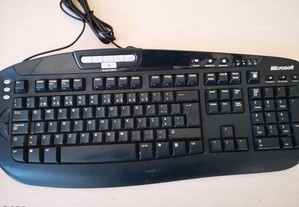 Teclado Microsoft Digital Media Keyboard com apoio de cotovelos
