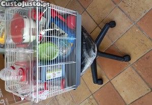 Gaiola casa para hamster