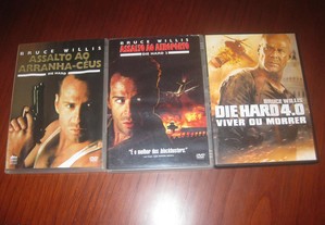 3 Filmes em DVD da Saga "Die Hard"