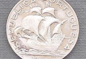 Moeda 5$00 Escudos 1947 Prata