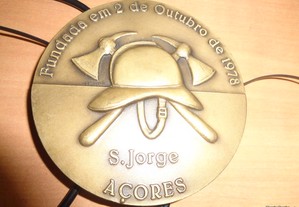 Medalha Bombeiros S.Jorge Açores Fundada em 2 Outubro 1978