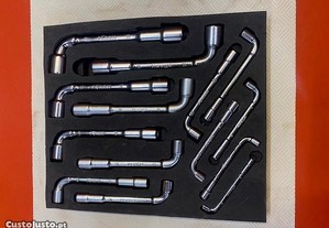 conjunto de 14 chaves de tubo Förch