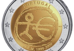 10 Anos da União Económica e Monetária e do Nascimento do Euro - 2,00 Euros - 2009 - Moeda