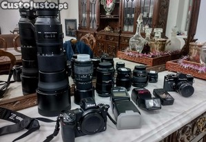 Nikon Z6II, objetivas e flashes