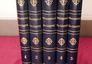 Tragédias da Corte por Augusto Maquet. 5 Vols 1877