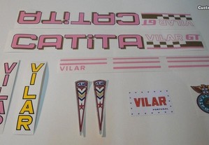Autocolantes Vilar catita serie 1 e 2 emblemas