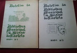 Boletim Da Biblioteca Municipal De Viana Do Castelo 1/2-1985
