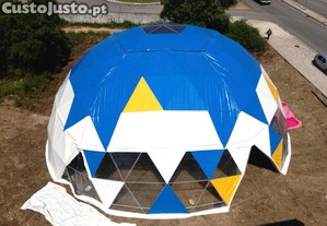 Tenda Eventos Geodésica DOME 10 Metros de Altura Usada como Nova