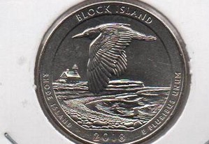 EUA - 1/4 Dollar 2018 "Block Island" - soberba