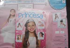 Revista com oferta de vestido de princesa
