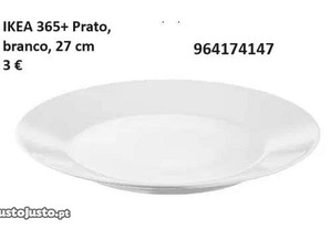 IKEA 365+ Prato, branco, 27 cm