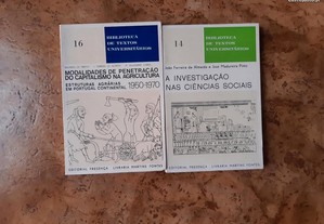 de M. Vilaverde Cabral e João Ferreira de Almei