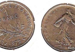 França - 1 Franc 1972 - mbc+/bela