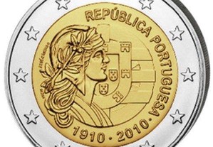 Centenário da República - 2,00 Euros - 2010 - Moeda