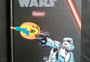Livro BD da saga da STAR WARS, Guerra das Estrelas, exemplar em capa dura em estado Novo