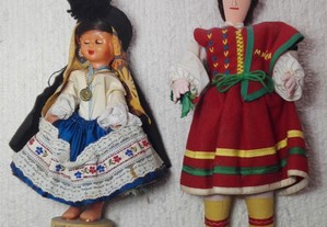 Bonecas com trajes Nazaré/Madeira (vintage)
