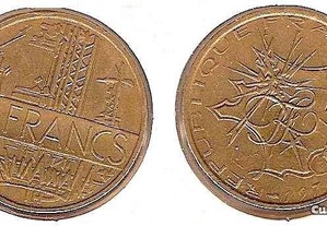 França - 10 Francs 1976 - bela/soberba