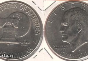 EUA - 1 Dollar 1976 D - soberba