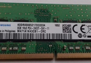 Memoria SODIM Samsung 8Gb DDR4-2400 para portátil