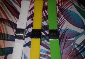 3 braceletes silicone relógio ONE TRENDY