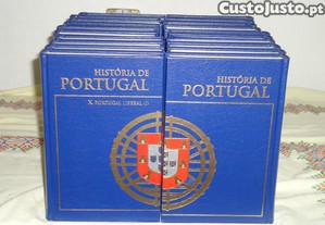 Colecao completa de 20 volumes Historia de Portugal por Joao Medina