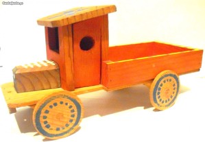 Camionete em madeira antiga Portuguesa - ORIGINAL